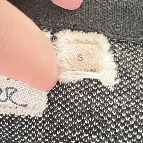 Anthropologie Field Flower Sarina Oversized Sweater Tunic Small Dark Green - Picture 8 of 8